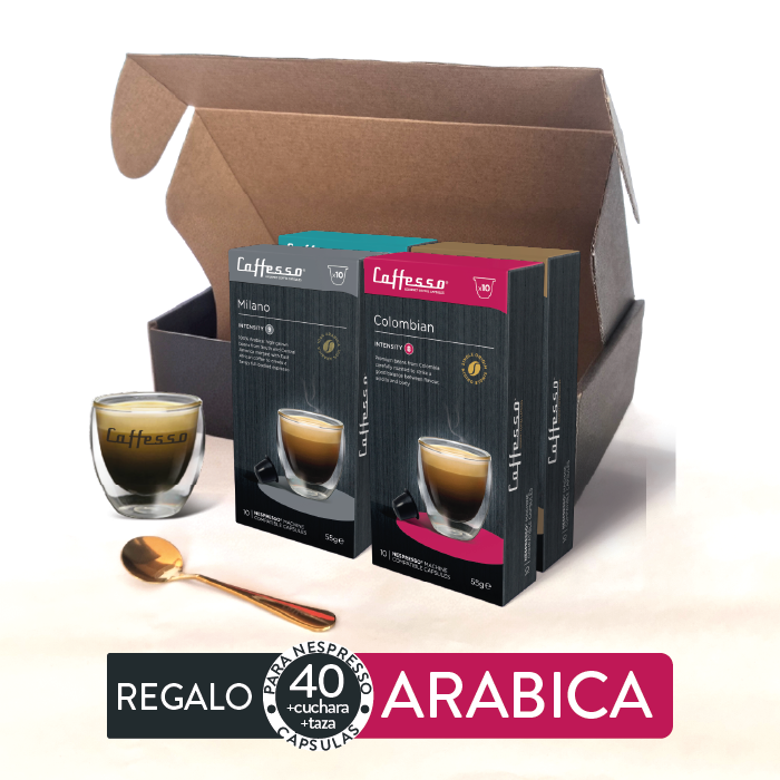 Pack Regalo café Arabica + Accesorios