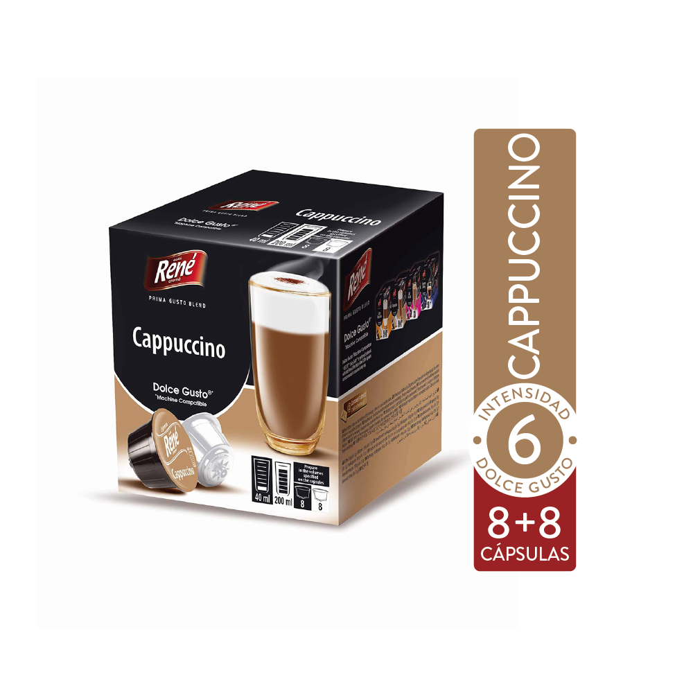 Cappuccino - Cápsula Dolce Gusto compatible 16 Cáps.