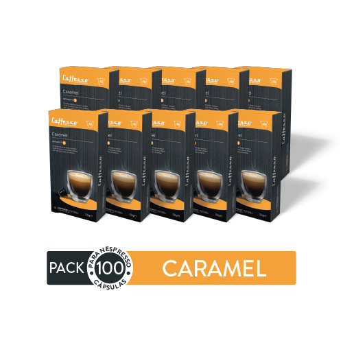 100 Cápsulas De Café Caramel