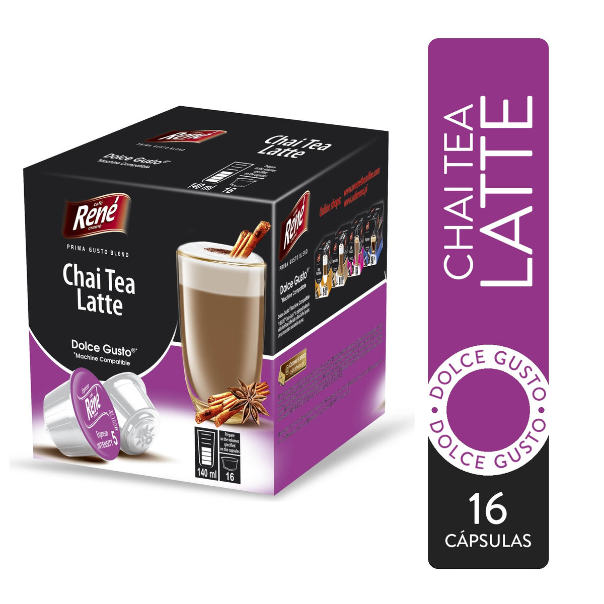 Pack 3 Chai Tea Latte - Cápsula Dolce Gusto compatible