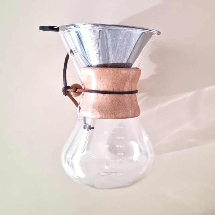 Chemex 6 Tazas Con Filtro Acero