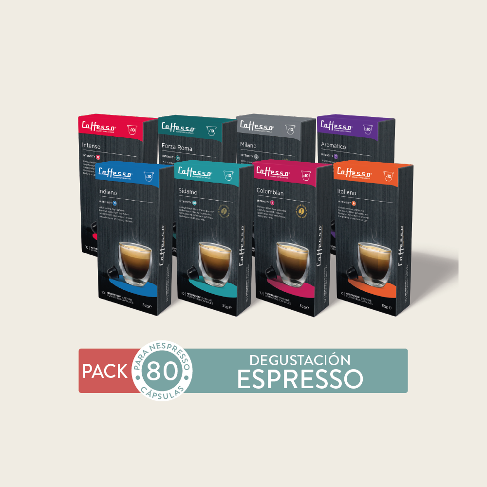 80 Cápsulas Degustación Espresso