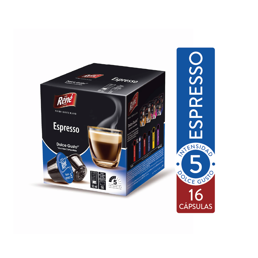 6 cajas René Dolce Gusto Espresso (96 cáps.)