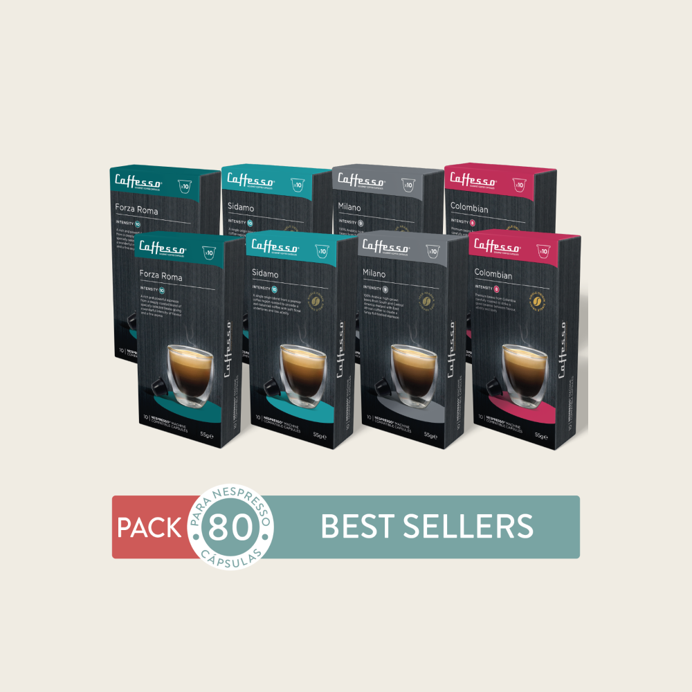 80 Cápsulas de café Best Sellers