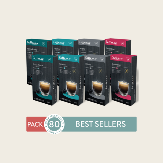 80 Cápsulas de café Best Sellers