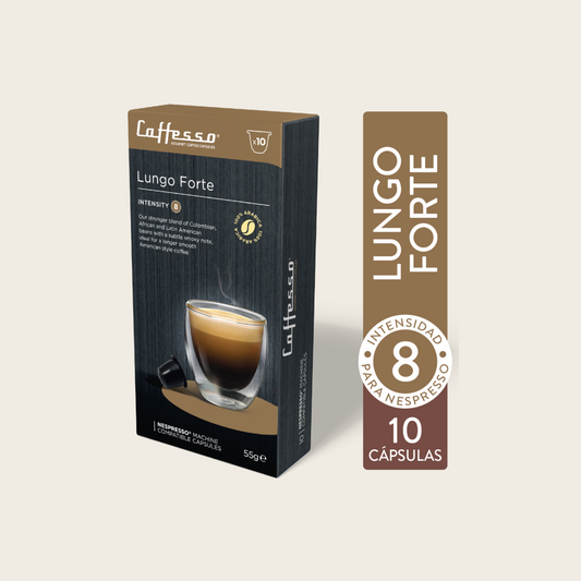 Cápsula café Lungo Forte