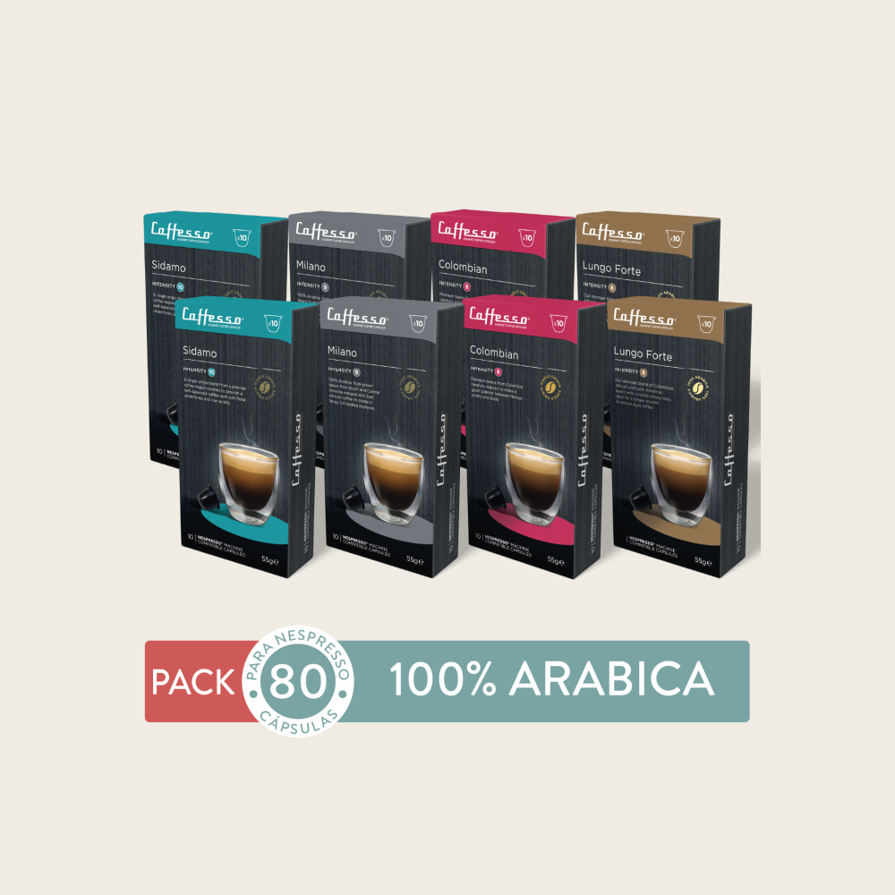 Pack 80 Cápsulas Café Arábica