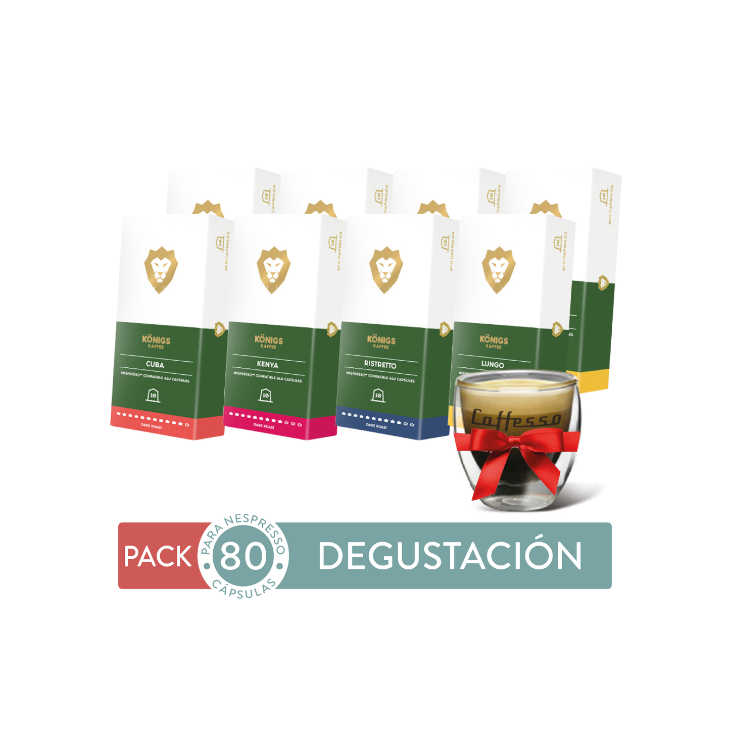 80 Cápsulas Königs Degustación