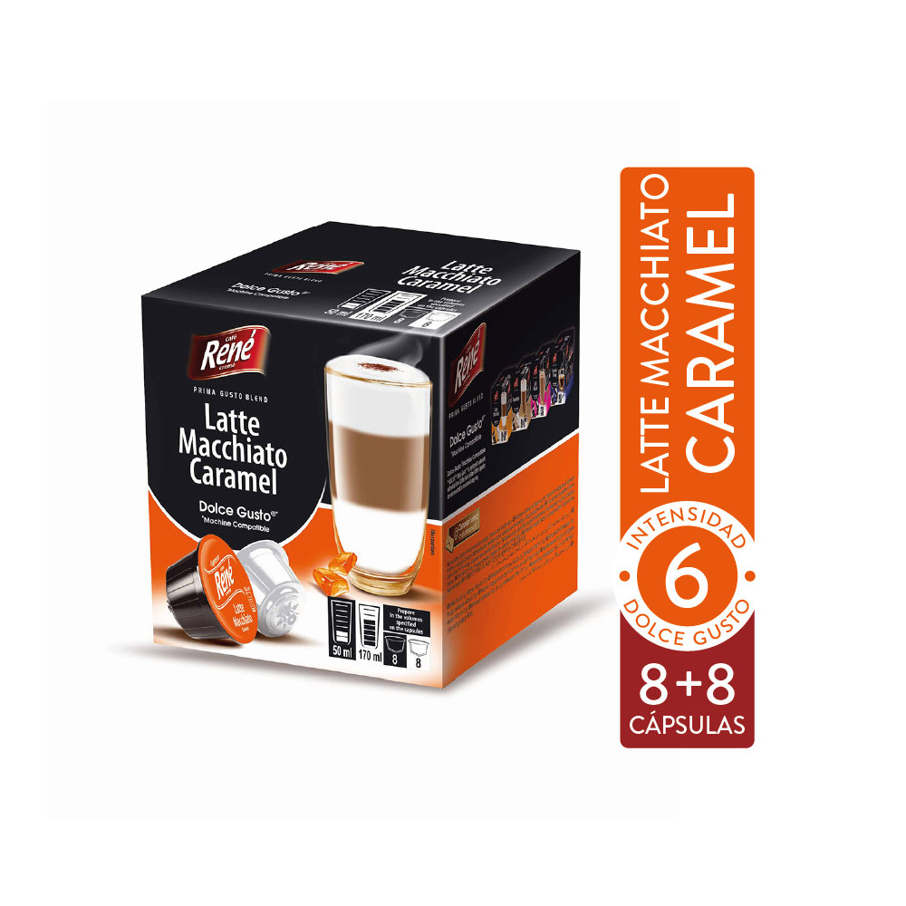 Caramel Latte Macchiato - Cápsula Dolce Gusto compatible 16 Cáps.