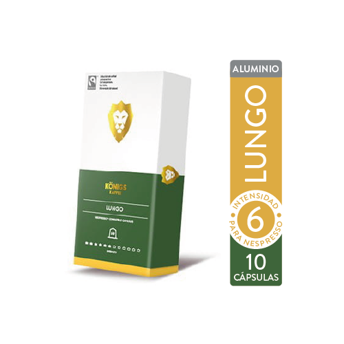 Cápsula de Aluminio café Lungo