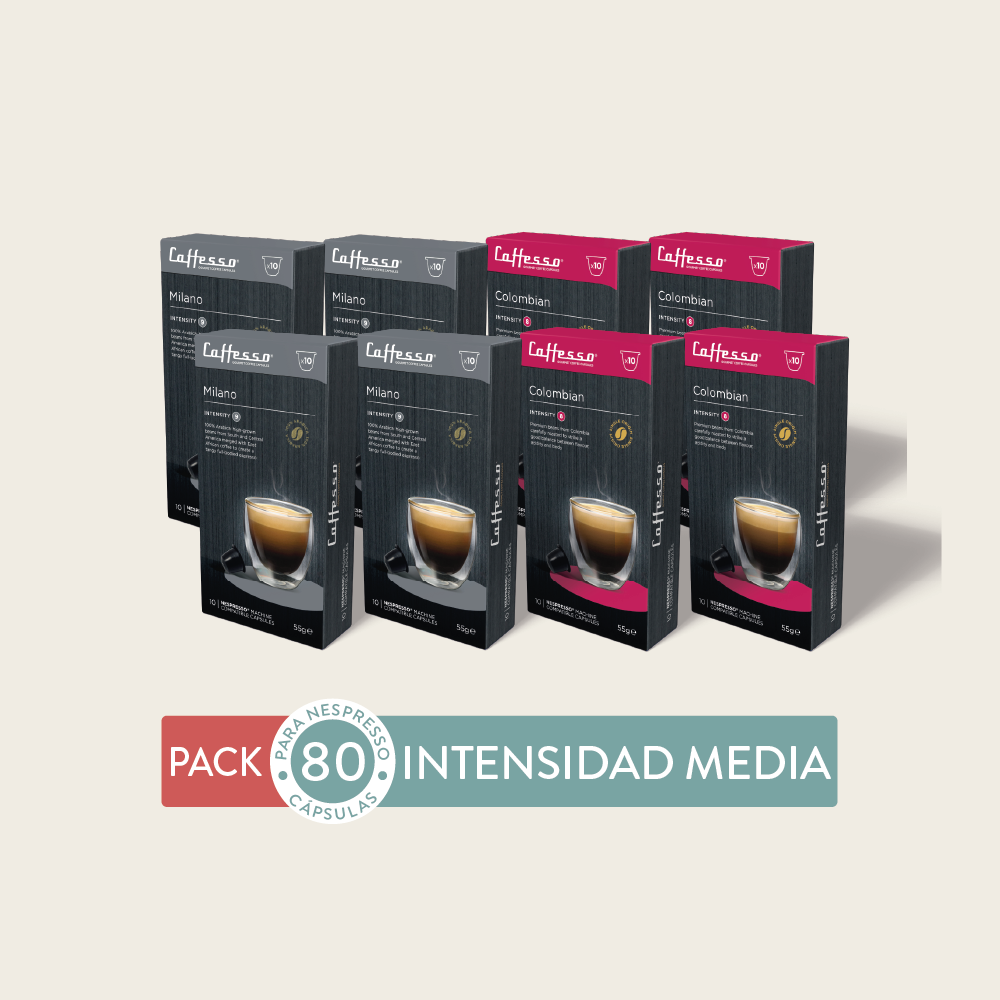 80 Cápsulas Intensidad Media