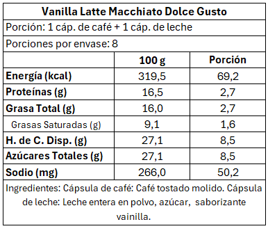 Vanilla Latte Macchiato
