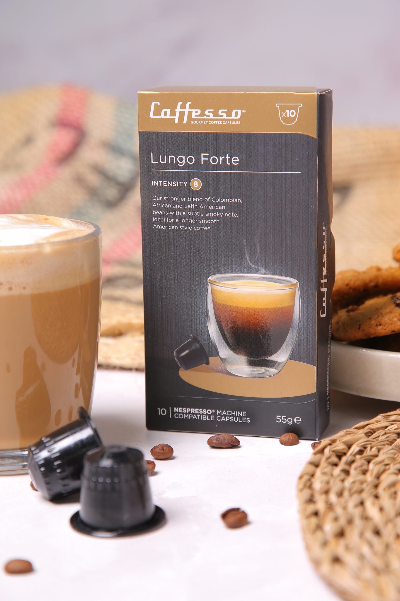 Cápsula café Lungo Forte
