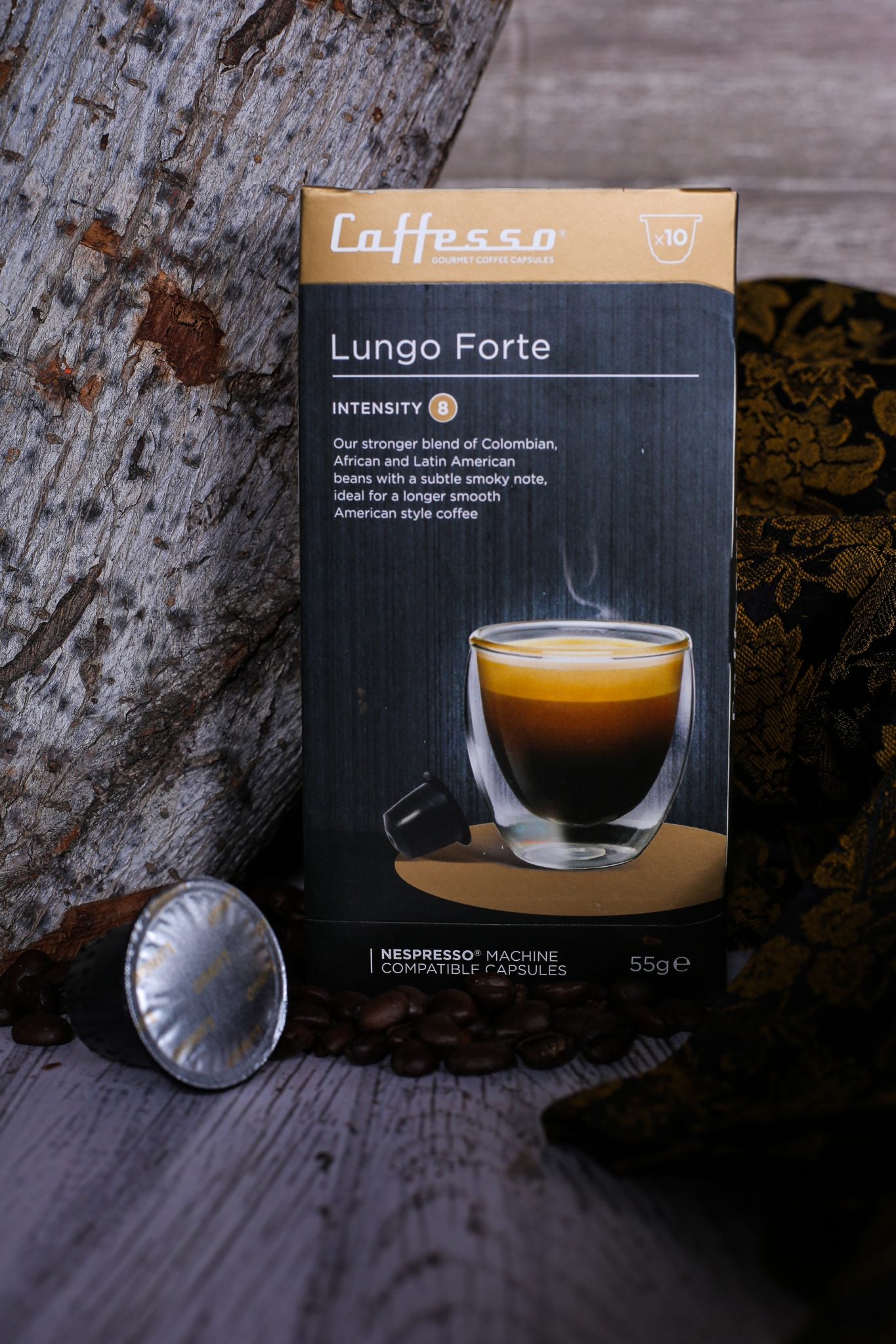 Cápsula café Lungo Forte