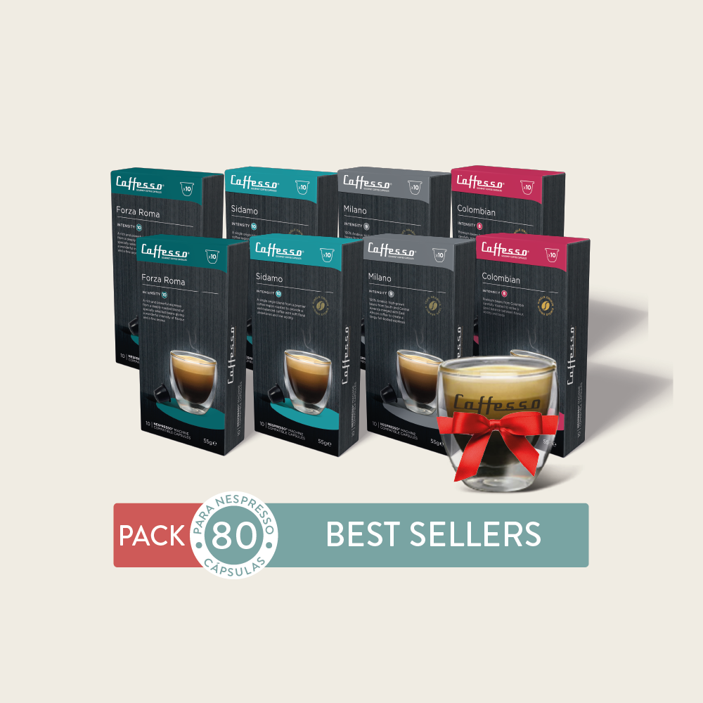80 Cápsulas de café Best Sellers