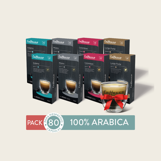 80 Cápsulas de café Café Arábica
