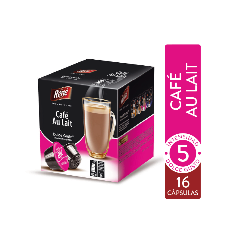 Café Au Lait - Cápsula Dolce Gusto compatible 16 Cáps.