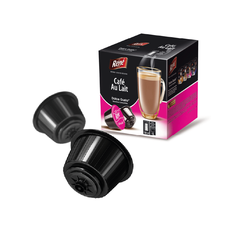 6 cajas René Dolce Gusto Café Au Lait (96 cáps.)