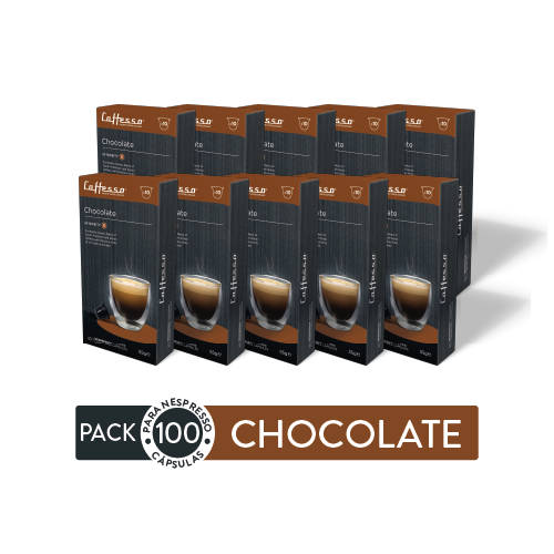 100 Cápsulas De Café Chocolate