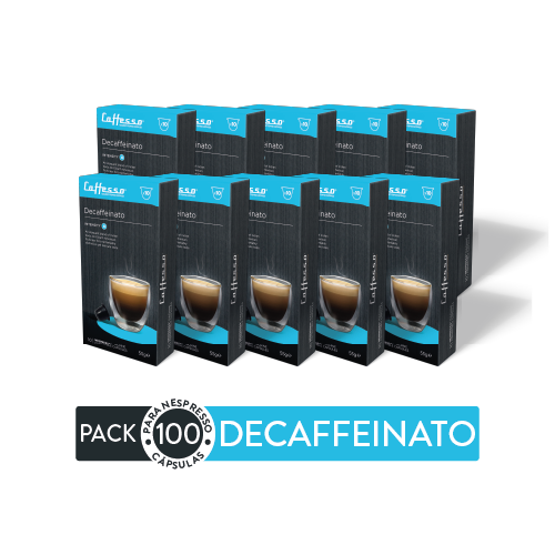 100 Cápsulas De Café Decaffeinato