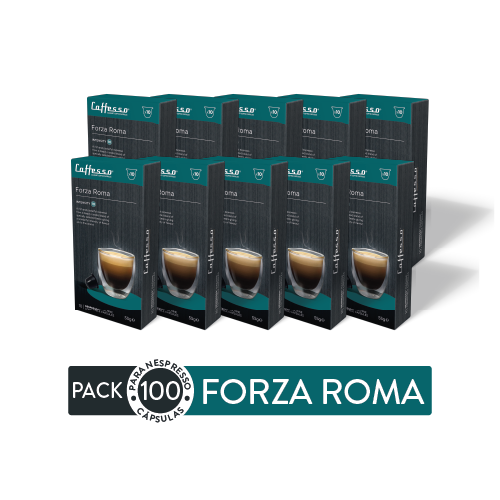 100 Cápsulas Café Forza Roma
