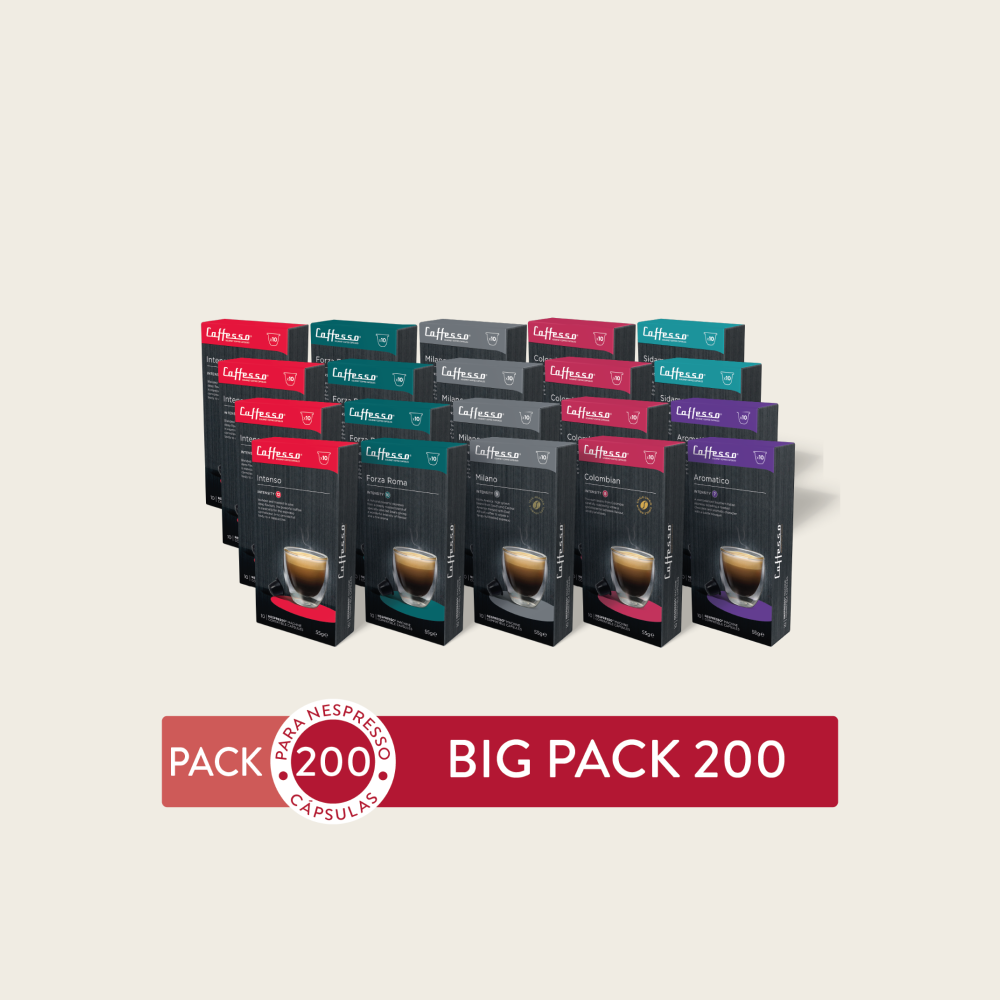 200 Cápsulas de café Big Pack