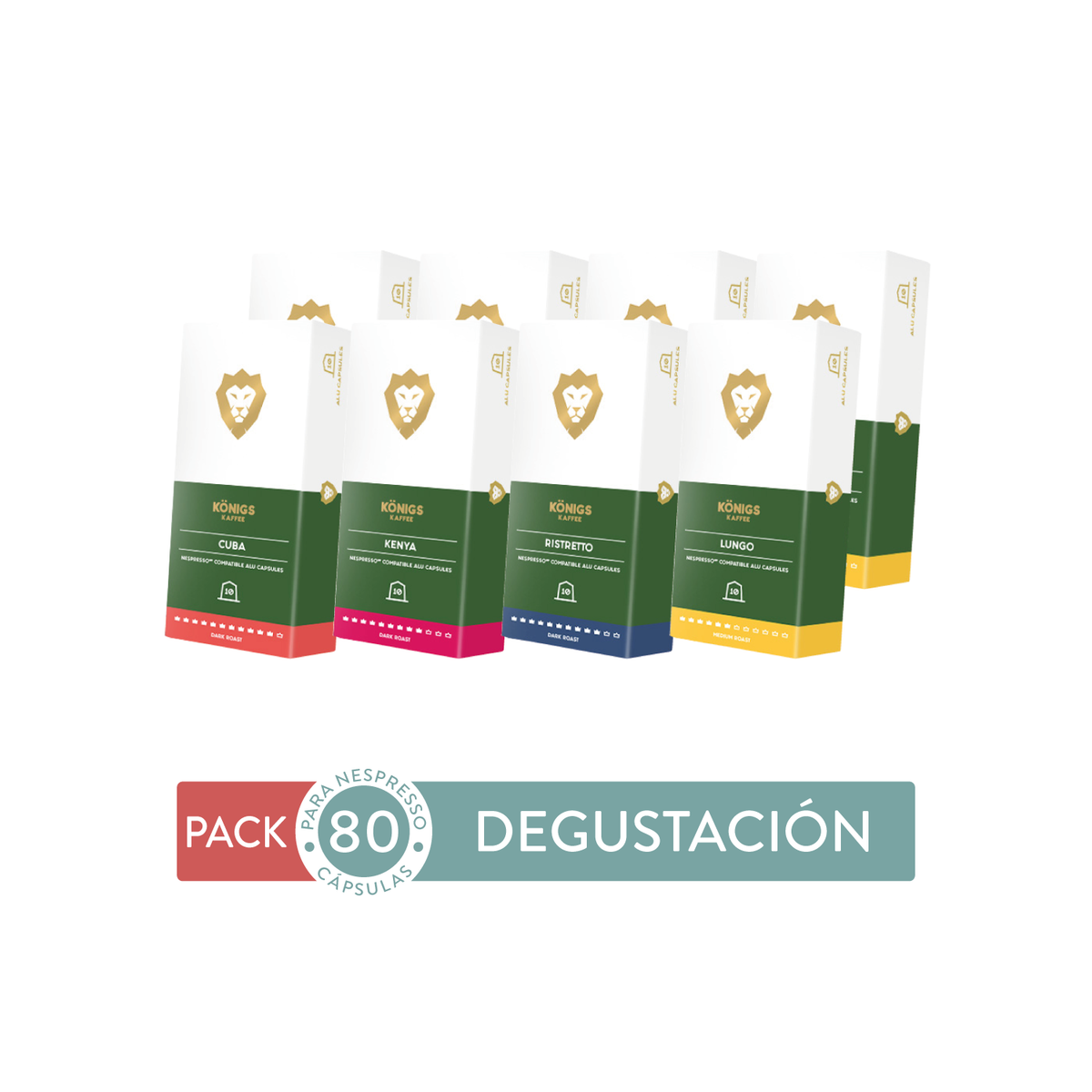 80 Cápsulas Königs Degustación