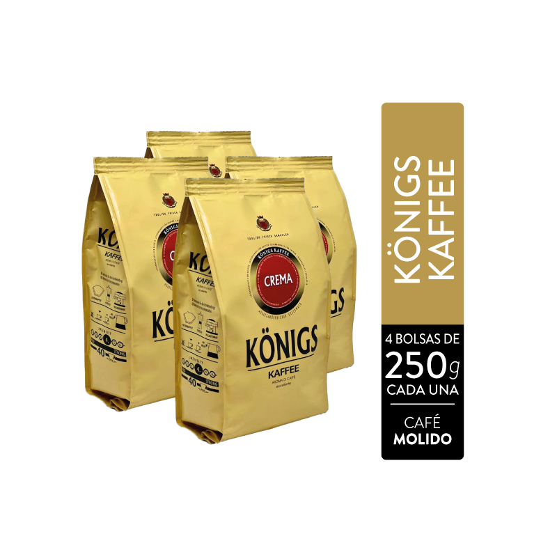 Pack 4 Konigs Molido 250g