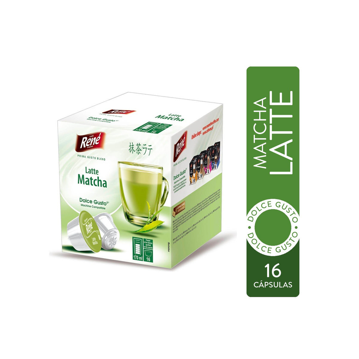 Matcha Latte - Cápsula Dolce Gusto compatible 16 Cáps.