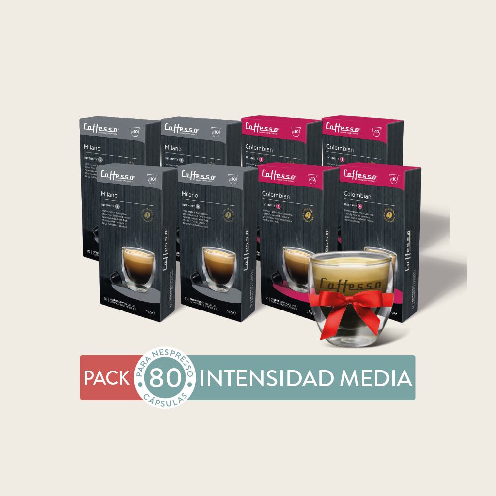 80 Cápsulas Intensidad Media