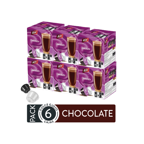 6 cajas René Dolce Gusto Chocolate (96 cáps.)
