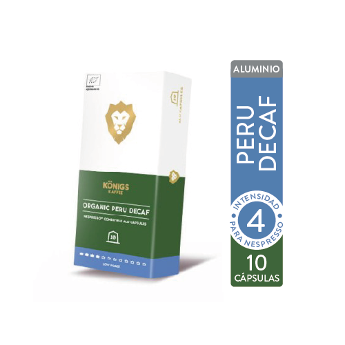 Cápsula café Peru Decaf