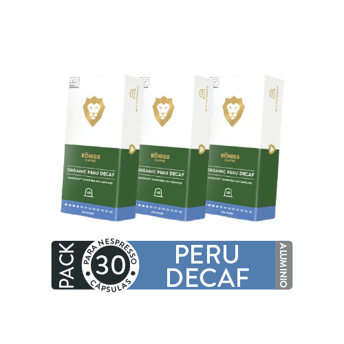 30 Cápsulas café Peru Decaf