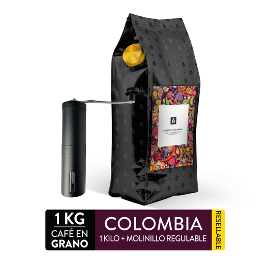1kg Colombia + molinillo