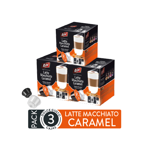 Pack 3 Caramel Latte Macchiato - Cápsula Dolce Gusto compatible